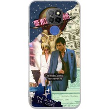 TechTree General Mobile Gm 20 Uyumlu Elvira Hancock & Tony Montana Tasarımlı Baskılı Silikon Kılıf