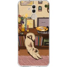 TechTree Huawei Mate 20 Lite Uyumlu Nostaljik Köpek Tasarımlı Baskılı Silikon Kılıf