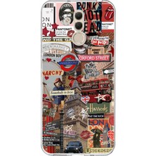 TechTree Huawei Mate 20 Lite Uyumlu Londra Baskılı Silikon Kılıf