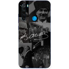 TechTree Redmi Note 8 Uyumlu Kemal Atatürk Imza Baskılı Silikon Kılıf