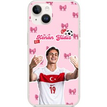 TechTree iPhone 13 - 14 Uyumlu Kenan Yıldız Kurdele Baskılı Silikon Kılıf