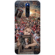 TechTree Redmi 8 Uyumlu Atatürk Anıtkabir Baskılı Silikon Kılıf