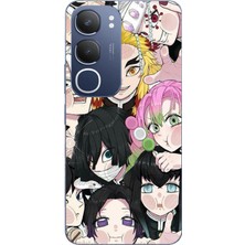 TechTree Vivo Y19S Uyumlu Demon Slayer Manga Baskılı Silikon Kılıf