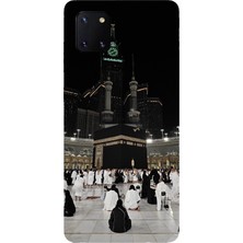 TechTree Samsung Galaxy Note 10 Lite Uyumlu Kabe Umre Baskılı Silikon Kılıf