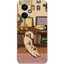 TechTree Honor 400 Uyumlu Nostaljik Köpek Tasarımlı Baskılı Silikon Kılıf