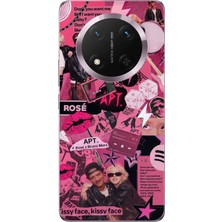 TechTree Honor Magic 7 Lite Uyumlu Blackpink Kolaj Baskılı Silikon Kılıf