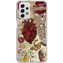 TechTree Samsung Galaxy A73 Uyumlu Vampire Diaries Vintage Baskılı Silikon Kılıf