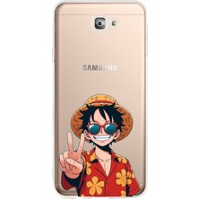 TechTree Samsung Galaxy J7 Prime Uyumlu Monkey D. Luffy Tasarımlı Baskılı Silikon Kılıf