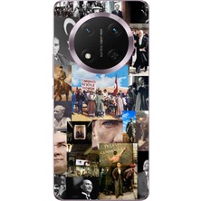 TechTree Honor Magic 7 Lite Uyumlu Atatürk Cumhuriyet Baskılı Silikon Kılıf