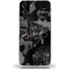 TechTree Samsung Galaxy S21 Fe Uyumlu Kemal Atatürk Imza Baskılı Silikon Kılıf