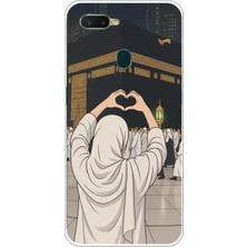 TechTree Oppo A5S-AX7-A12 Uyumlu Kabe Aşkı Baskılı Silikon Kılıf