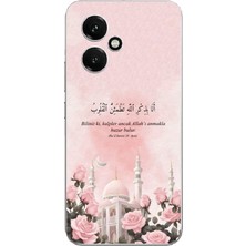 TechTree Honor 400 Uyumlu Rad Suresi Cami ve Güller Baskılı Silikon Kılıf