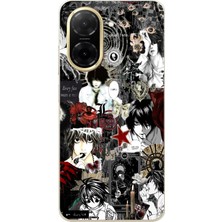 TechTree Redmi A5 Uyumlu Death Note Kolaj Tasarımlı Baskılı Silikon Kılıf