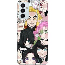 TechTree Samsung Galaxy M14 Uyumlu Demon Slayer Manga Baskılı Silikon Kılıf