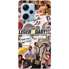TechTree Redmi Note 12 Pro 5g Uyumlu Retro Gazete How I Met Your Mother Tasarımlı Baskılı Silikon Kılıf