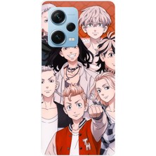 TechTree Redmi Note 12 Pro 5g Uyumlu Tokyo Revengers Karakterler Baskılı Silikon Kılıf