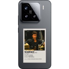 TechTree Xiaomi Mi 15 Uyumlu Scarface Mini Poster Tasarımlı Baskılı Silikon Kılıf