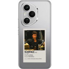 TechTree Honor 400 Pro Uyumlu Scarface Mini Poster Tasarımlı Baskılı Silikon Kılıf