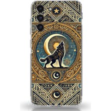 TechTree Samsung Galaxy S21 Fe Uyumlu Yalnız Kurt Göktürk Baskılı Silikon Kılıf