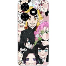 TechTree Tecno Spark Go 2024 Uyumlu Demon Slayer Manga Baskılı Silikon Kılıf