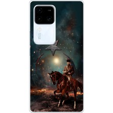 TechTree Vivo V30 Uyumlu Atatürk At Üstünde Zafer Baskılı Silikon Kılıf