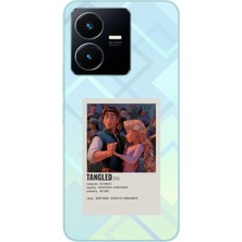 TechTree Vivo Y22S - Y35 Uyumlu Rapunzel Tangled Tasarımlı Baskılı Silikon Kılıf