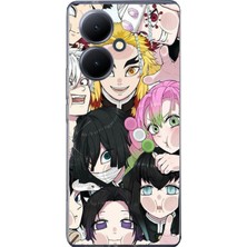 TechTree Vivo V29 Lite Uyumlu Demon Slayer Manga Baskılı Silikon Kılıf