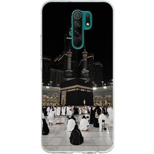 TechTree Redmi 9 Uyumlu Kabe Umre Baskılı Silikon Kılıf