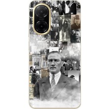 TechTree Redmi A5 Uyumlu Mustafa Kemal Atatürk Kolaj Baskılı Silikon Kılıf