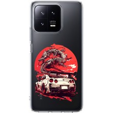 TechTree Xiaomi Mi 13 Uyumlu Gtr Ejderha Tasarımlı Baskılı Silikon Kılıf