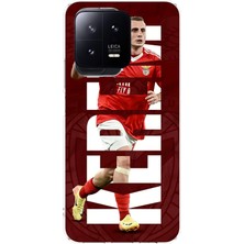 TechTree Xiaomi Mi 13 Uyumlu Kerem Aktürkoğlu Benfica Baskılı Silikon Kılıf