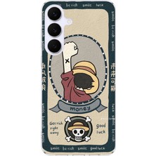 TechTree Samsung Galaxy S25 Fe Uyumlu One Piece Dolar Baskılı Silikon Kılıf