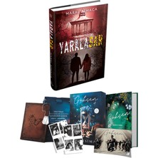 Özel Seri-Gökçen 4 - Ciltli Hediyeli Kutu ve Ephesus Yayınları Yaralasar 4 Ciltli Maral Atmaca 2li Set