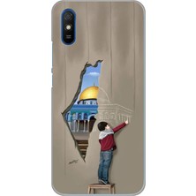 TechTree Redmi 9A Uyumlu Mescid-I Aksa Duvar Baskılı Silikon Kılıf