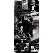 TechTree Samsung Galaxy S21 Plus Uyumlu The Godfather Baba Film Tasarımlı Baskılı Silikon Kılıf