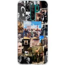 TechTree Redmi 9 Uyumlu Atatürk Cumhuriyet Baskılı Silikon Kılıf