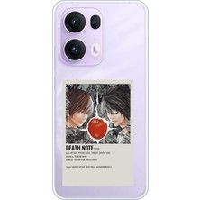 TechTree Oppo Reno 13 Pro Uyumlu Death Note Poster Tasarımlı Baskılı Silikon Kılıf