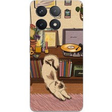 TechTree Poco F6 Pro Uyumlu Nostaljik Köpek Tasarımlı Baskılı Silikon Kılıf