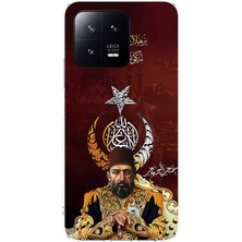 TechTree Xiaomi Mi 13 Uyumlu Abdülhamid Han Baskılı Silikon Kılıf