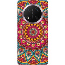 TechTree Honor Magic 7 Lite Uyumlu Mandala Baskılı Silikon Kılıf