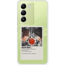 TechTree Vivo V30 Lite Uyumlu Death Note Poster Tasarımlı Baskılı Silikon Kılıf