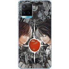 TechTree Vivo Y21S/Y33S/Y32 Uyumlu Death Note Kapak Tasarımlı Baskılı Silikon Kılıf