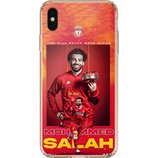 TechTree iPhone Xs Max Uyumlu Salah King Kral Tasarımlı Baskılı Silikon Kılıf