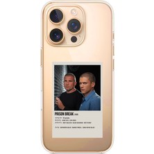 TechTree iPhone 16 Pro Uyumlu Prison Break Tasarımlı Baskılı Silikon Kılıf