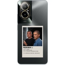 TechTree Realme 12 Lite - C67 Uyumlu Prison Break Tasarımlı Baskılı Silikon Kılıf