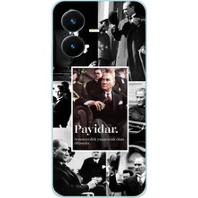 TechTree Vivo Y22S - Y35 Uyumlu Atatürk Payidar Baskılı Silikon Kılıf