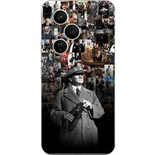 TechTree Honor 400 Pro Uyumlu Atatürk Portre Kolaj Baskılı Silikon Kılıf
