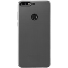 TechTree Huawei Y7 2018 - Honor 7c Uyumlu Şeffaf Silikon Kılıf