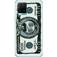 TechTree Vivo Y21S/Y33S/Y32 Uyumlu Morty Dolar Baskılı Silikon Kılıf