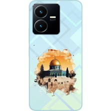 TechTree Vivo Y22S - Y35 Uyumlu Mescid-I Aksa Tasarımlı Baskılı Silikon Kılıf